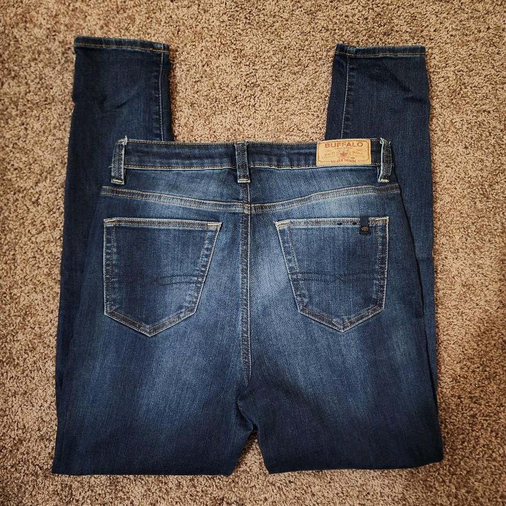Buffalo Jeans Skylar Skinny High-Rise Blue Dark Wash 29 - Picture 7 of 9